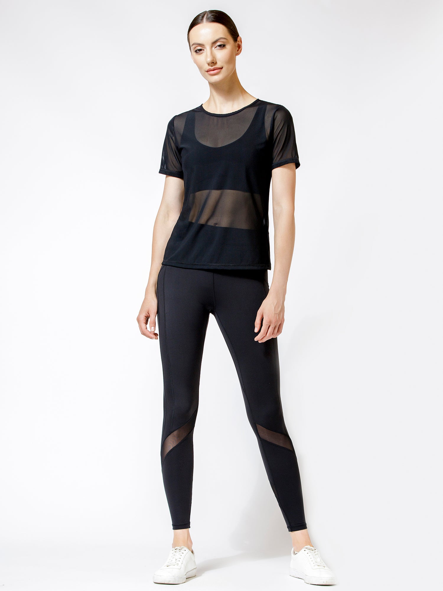 NEW WAVE PANTS 2.0, BLACK/BLACK MESH