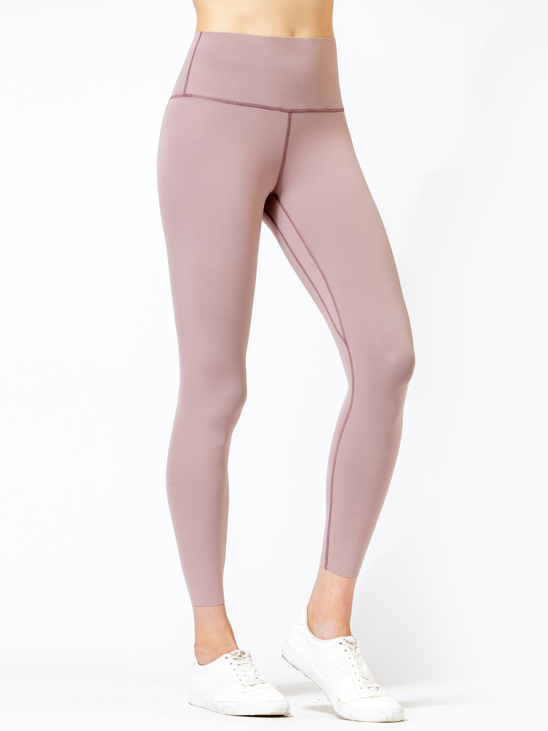 PURE FLOW ANKLE CROPS,ASH MAUVE