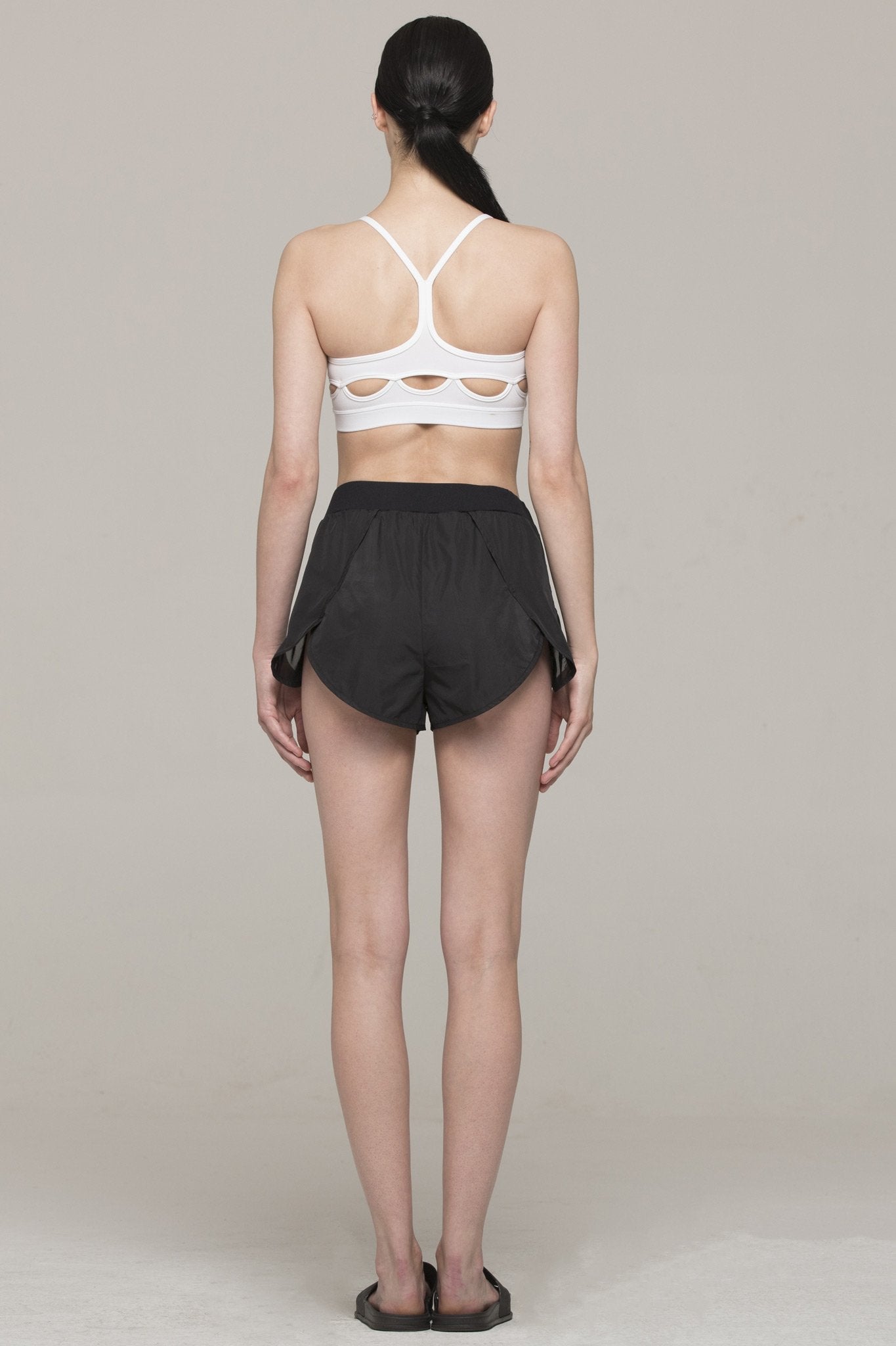 SOLSTICE SHORTS, BLACK/BLACK MESH