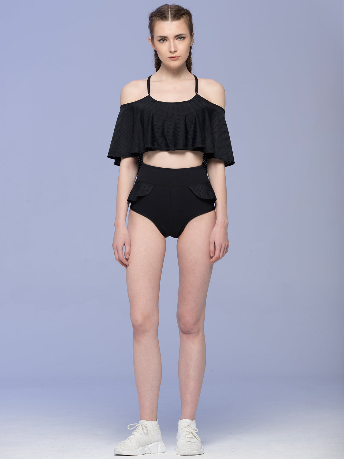 LILY SHORTS, BLACK