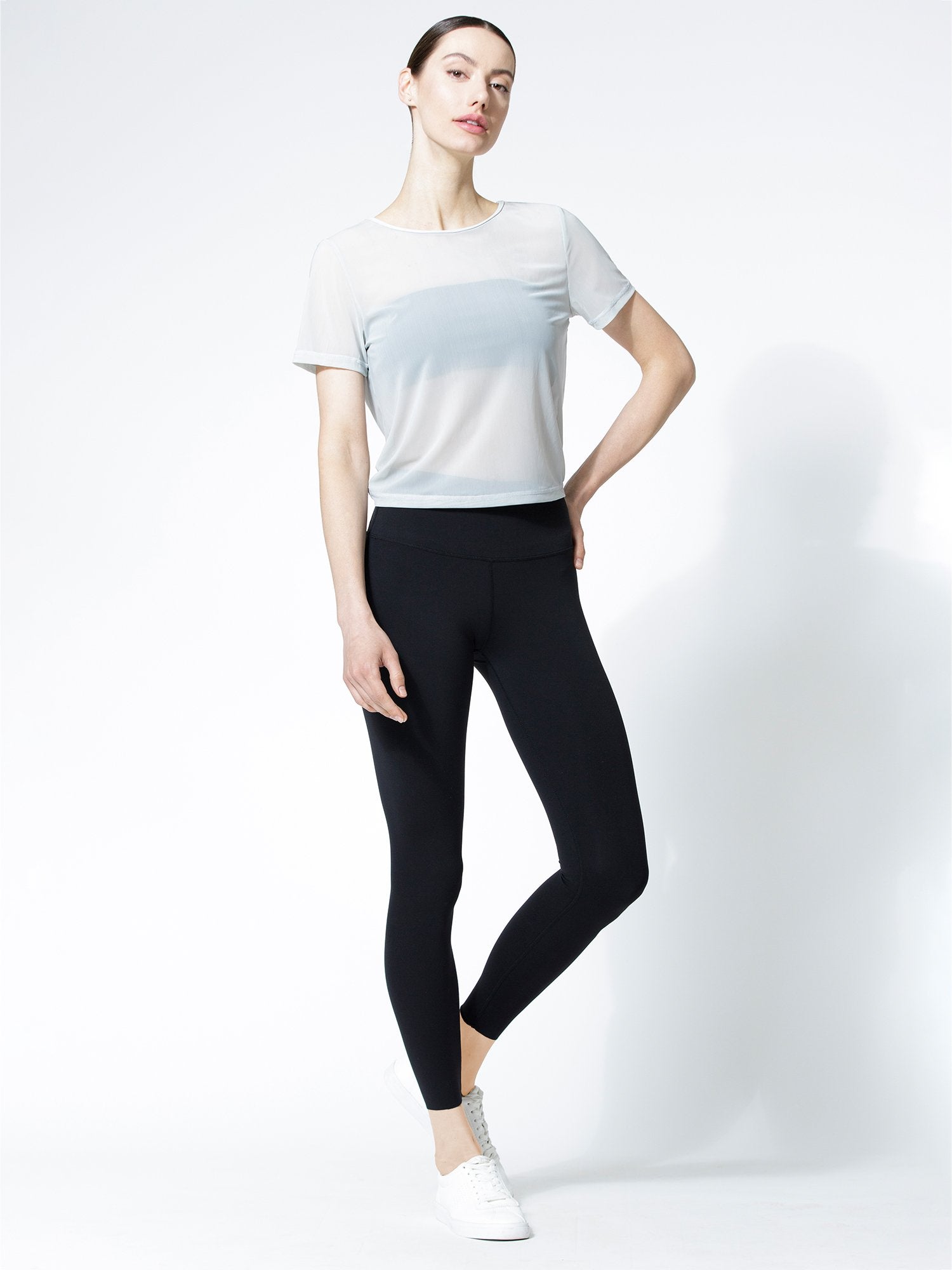 MESH TWIST TEE, SEASALT MESH