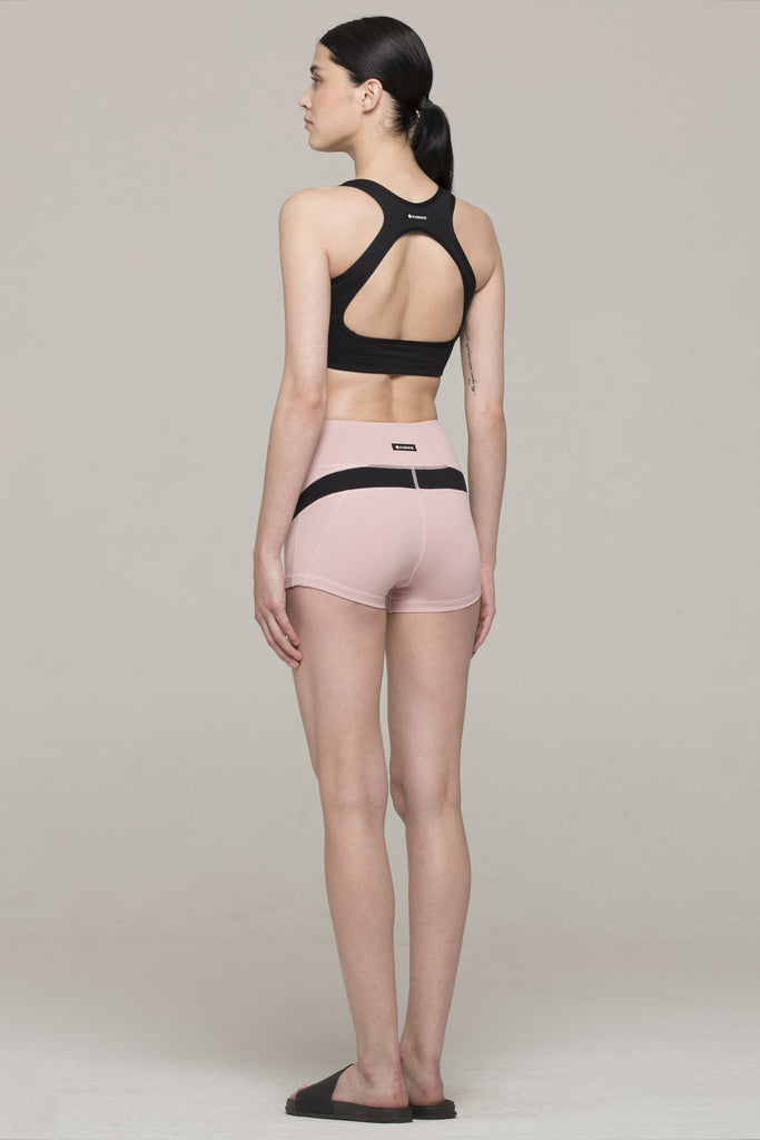 INCEPTION SHORTS, BLUSH/BLACK