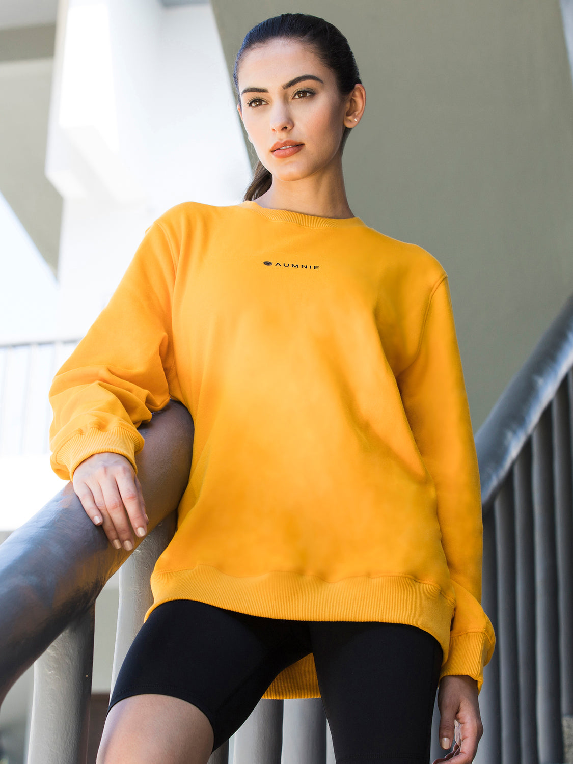 AMBER LOGO SWEATSHIRT