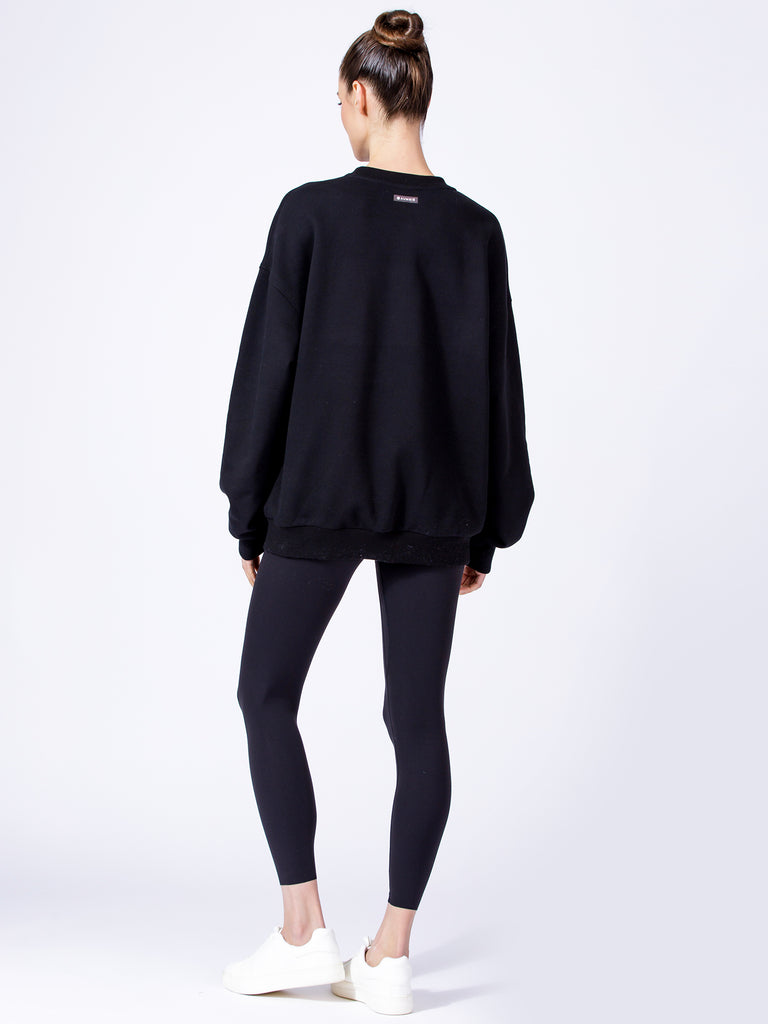 AUMNIE OVERSIZE SWEATSHIRT, BLACK