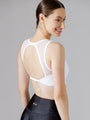 AGILE OPEN BACK MESH BRA