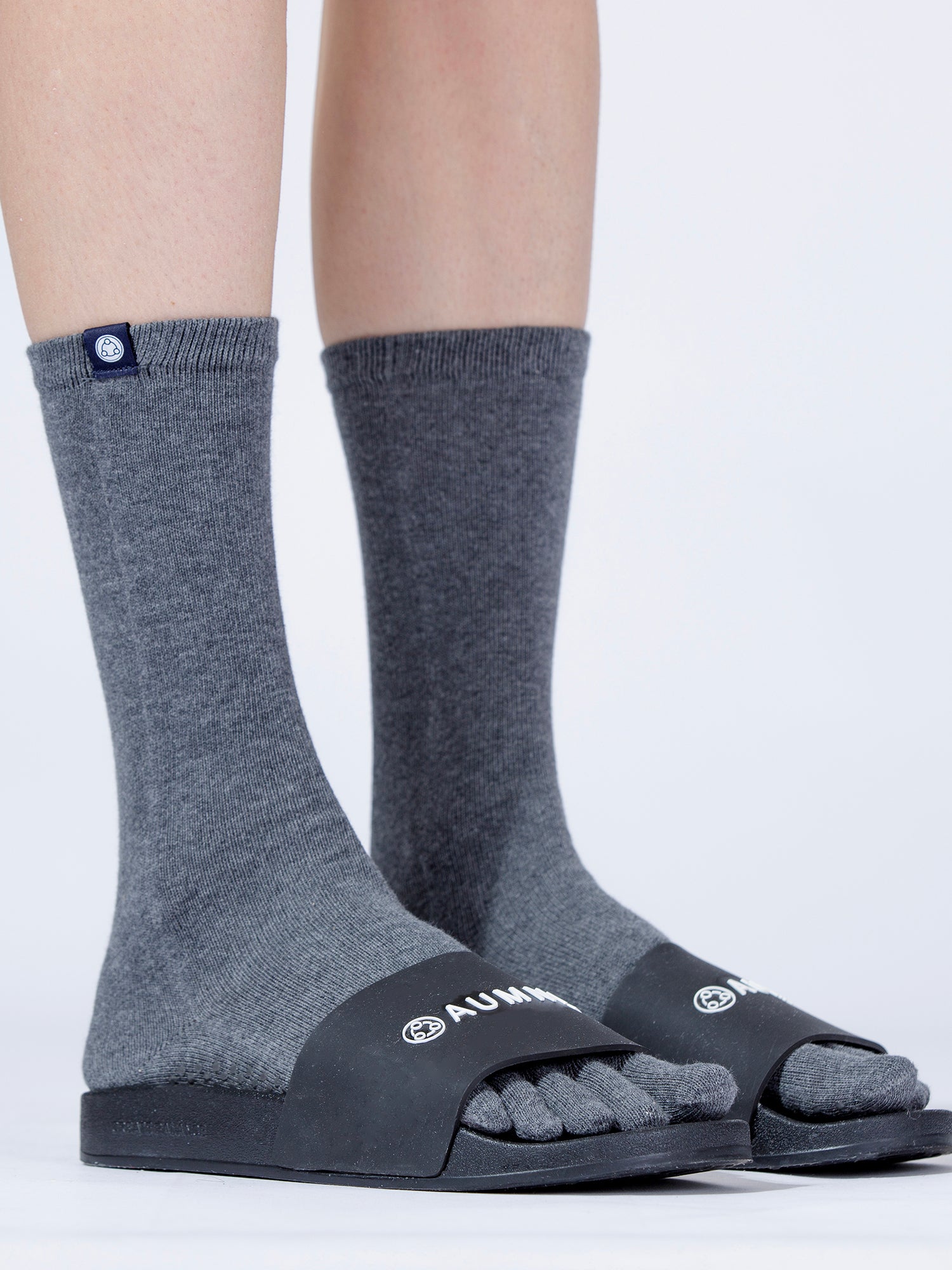 KNEE HIGH FULL TOE YOGA GRIP SOCKS