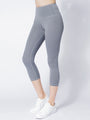 HIGH WAIST 50/20 CROPS, LIGHT HEATHER GREY