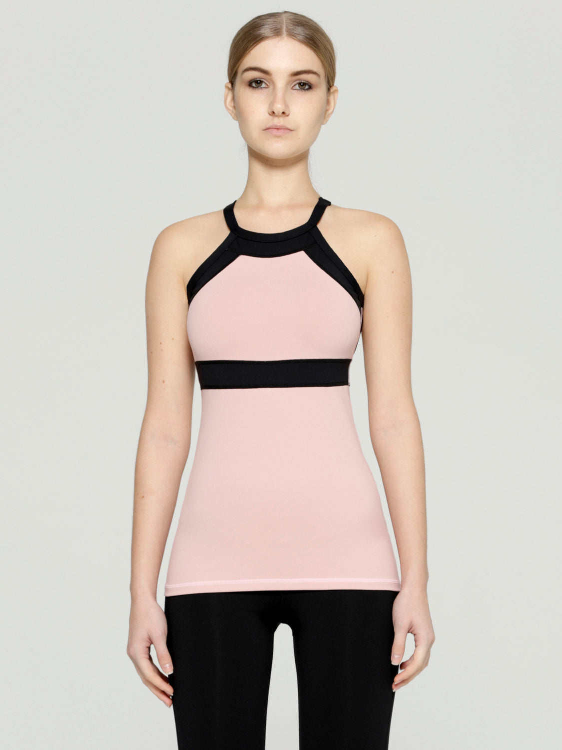 TENDENCY TANK, BLUSH/BLACK