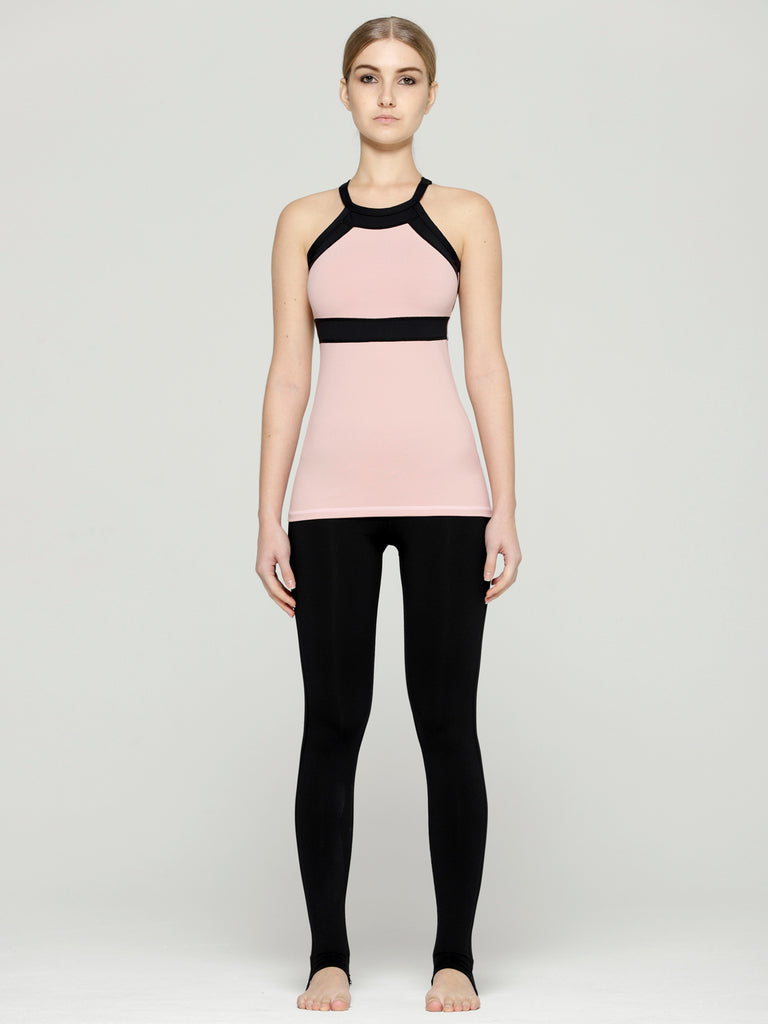 TENDENCY TANK, BLUSH/BLACK