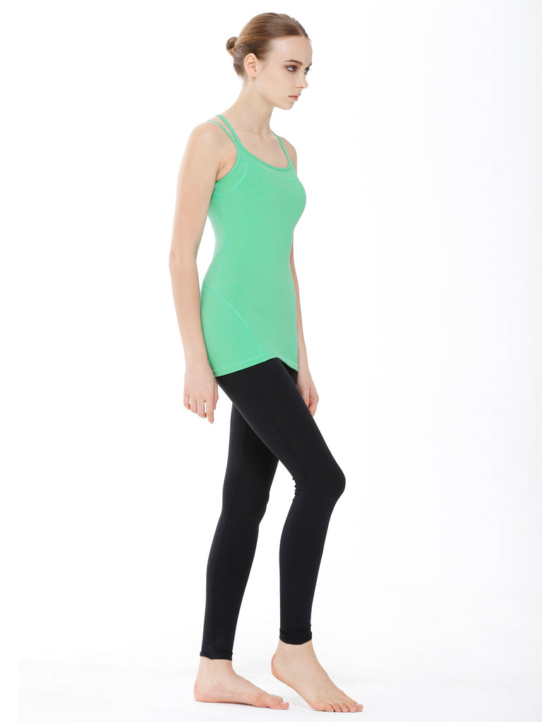 EDGE TANK, HEATHER GREEN