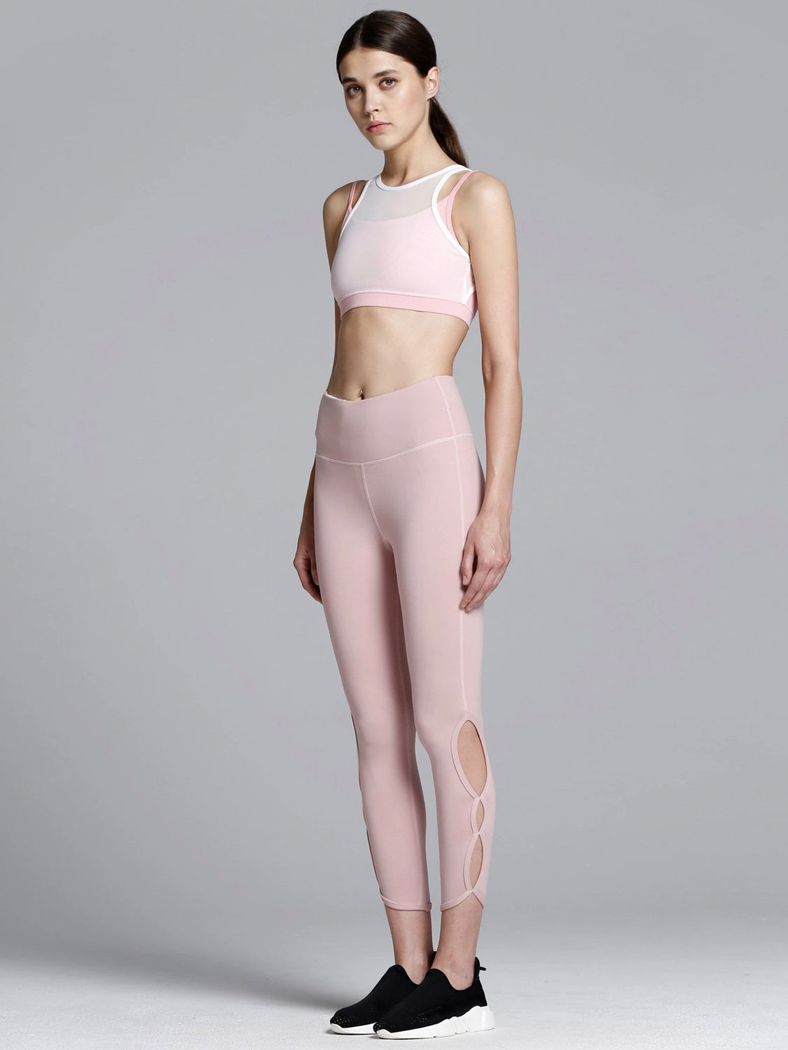 CHAKRA ANKLE CROPS 2.0, BLUSH