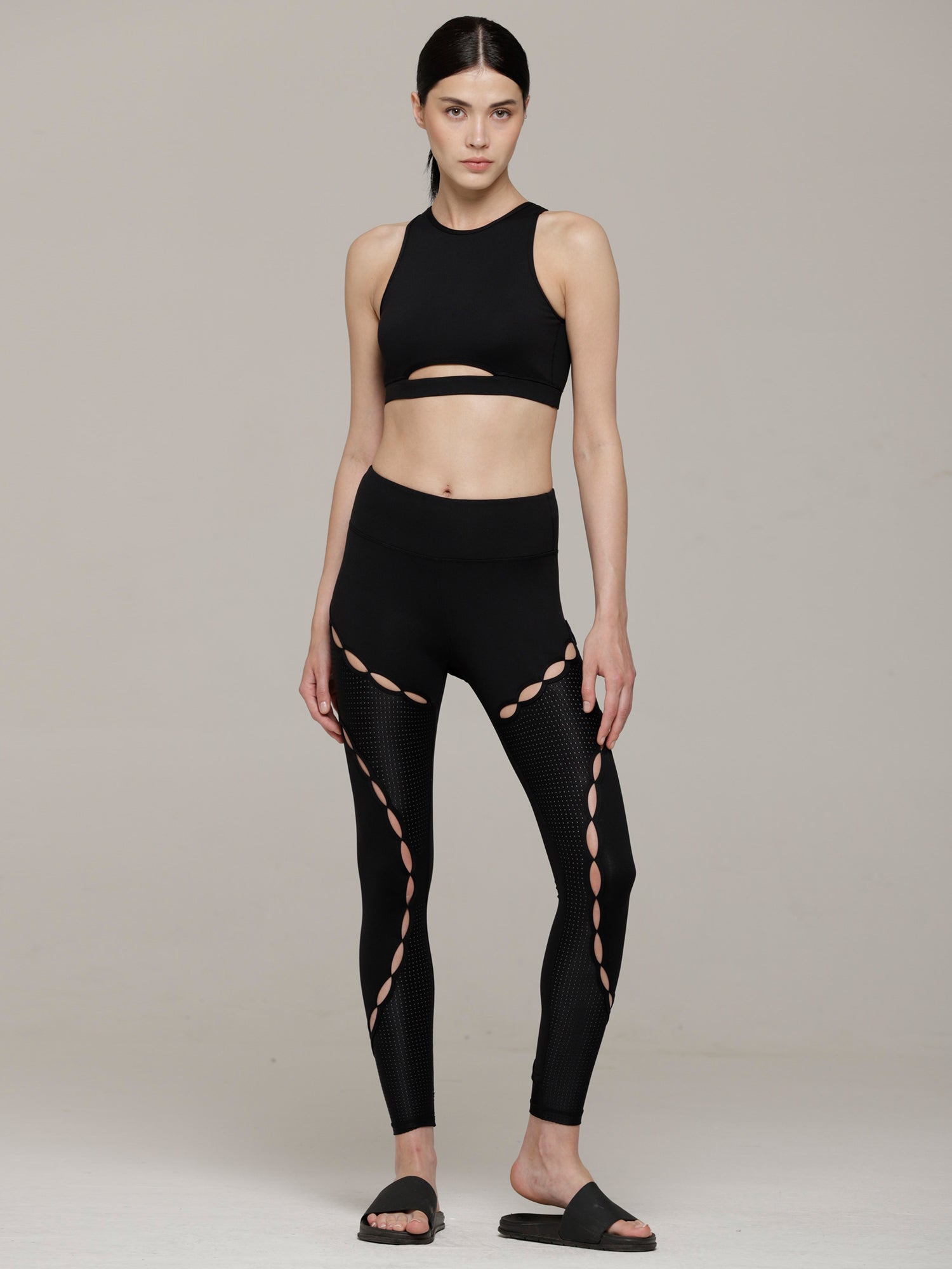 RESONANCE PANTS, BLACK/PERFORATED BLACK