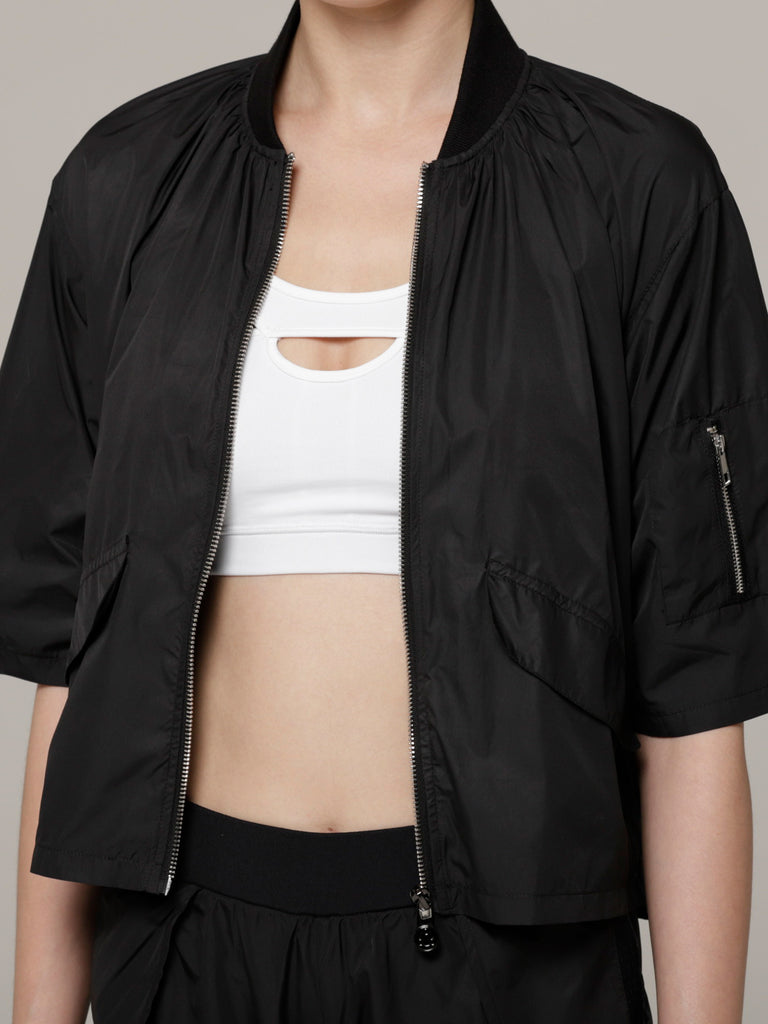 SOLSTICE JACKET, BLACK/BLACK MESH