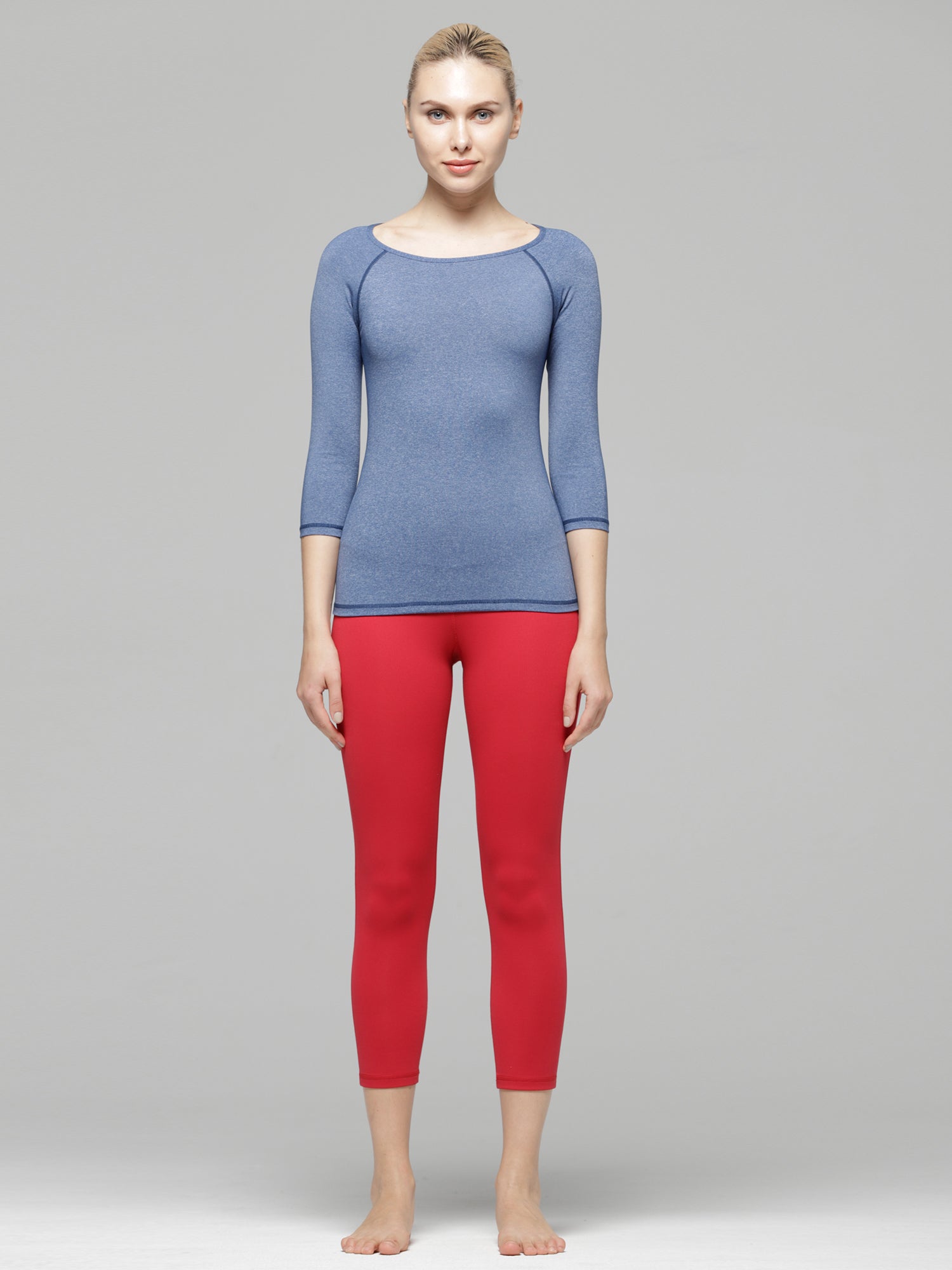 PLEASURE TEE 2.0, HEATHER BLUE