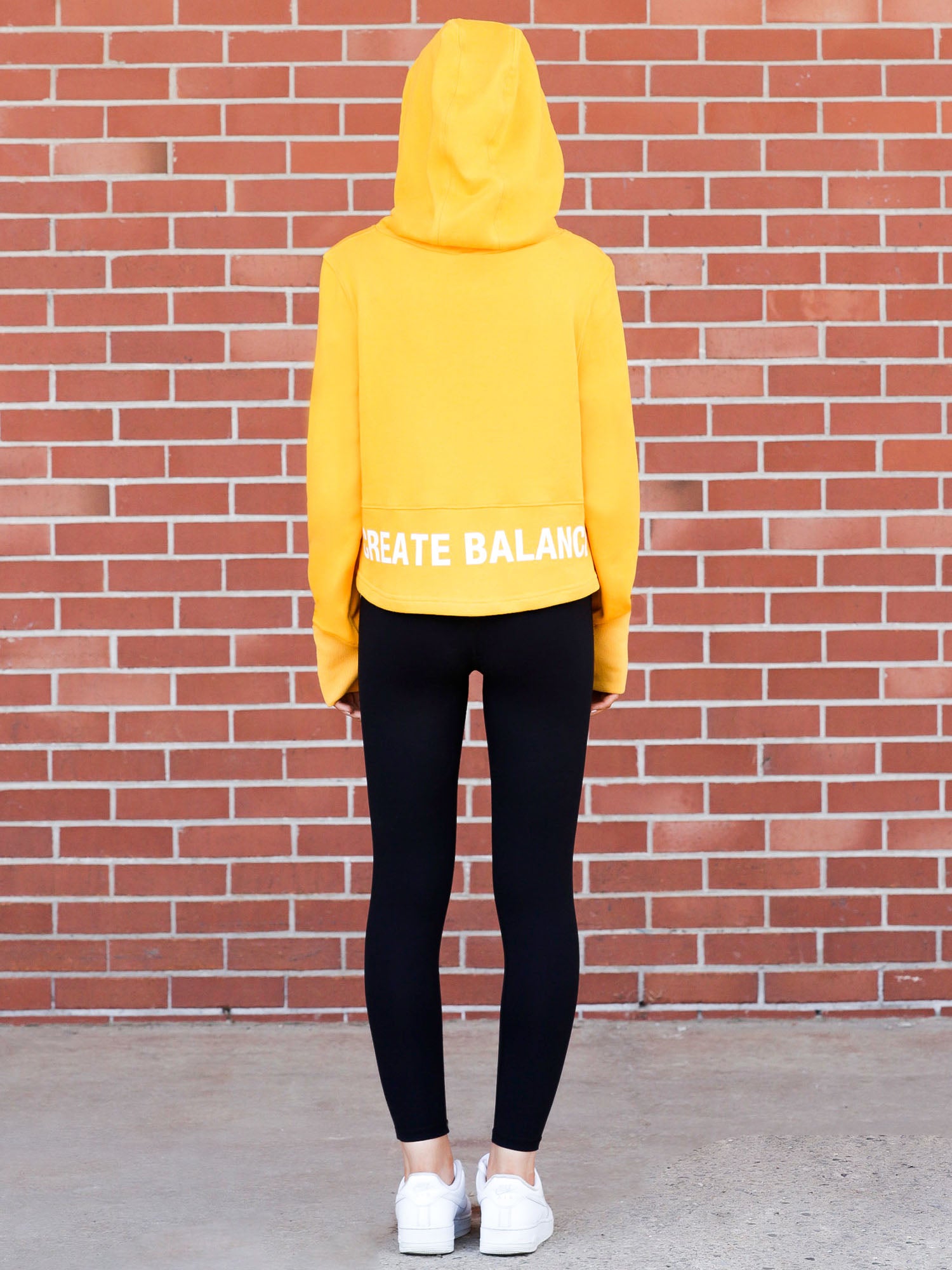 HI LO LOGO HOODIE, YELLOW
