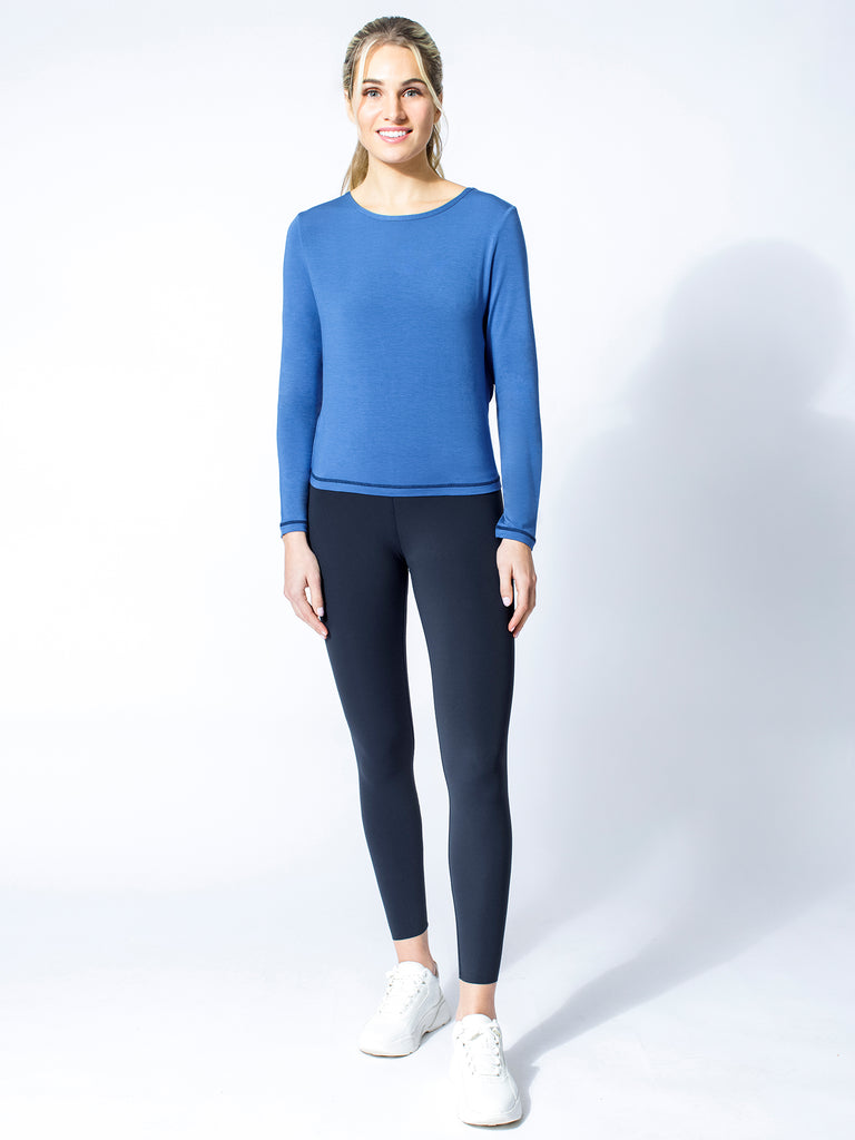 LONG SLEEVE TWIST TEE, MATISSE