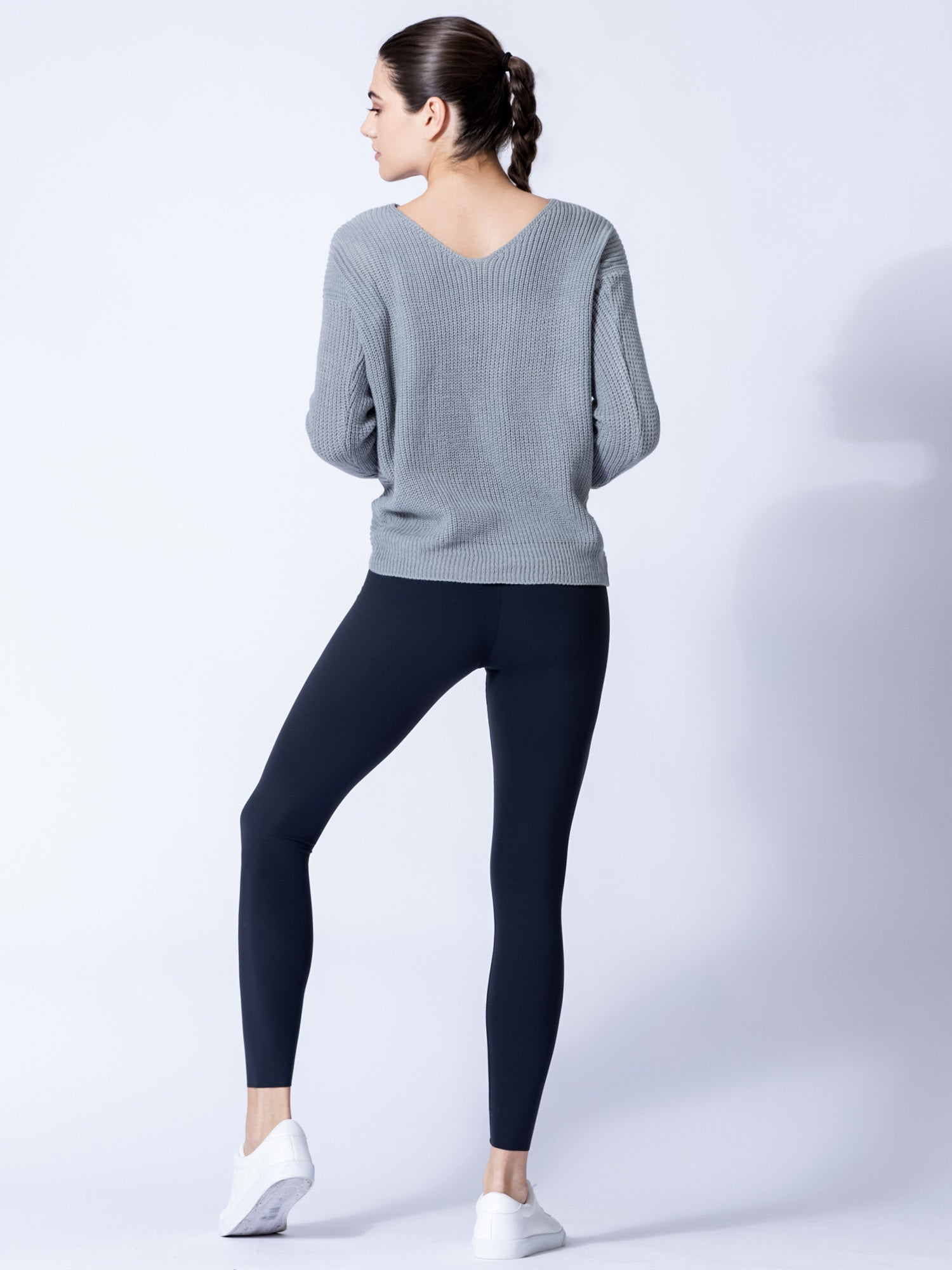KNOTTED OPEN BACK SWEATER