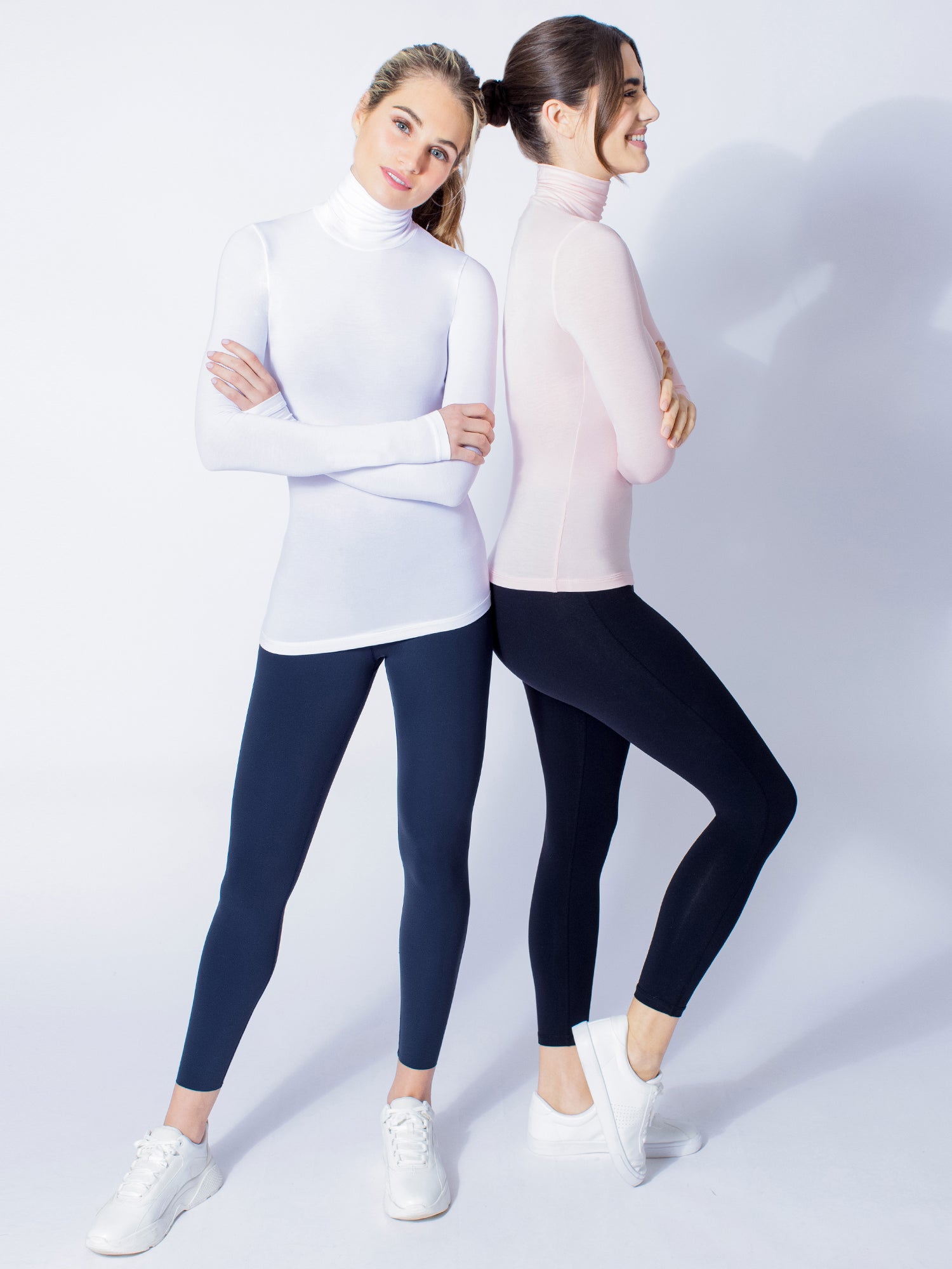 TURTLENECK TOP, PINK