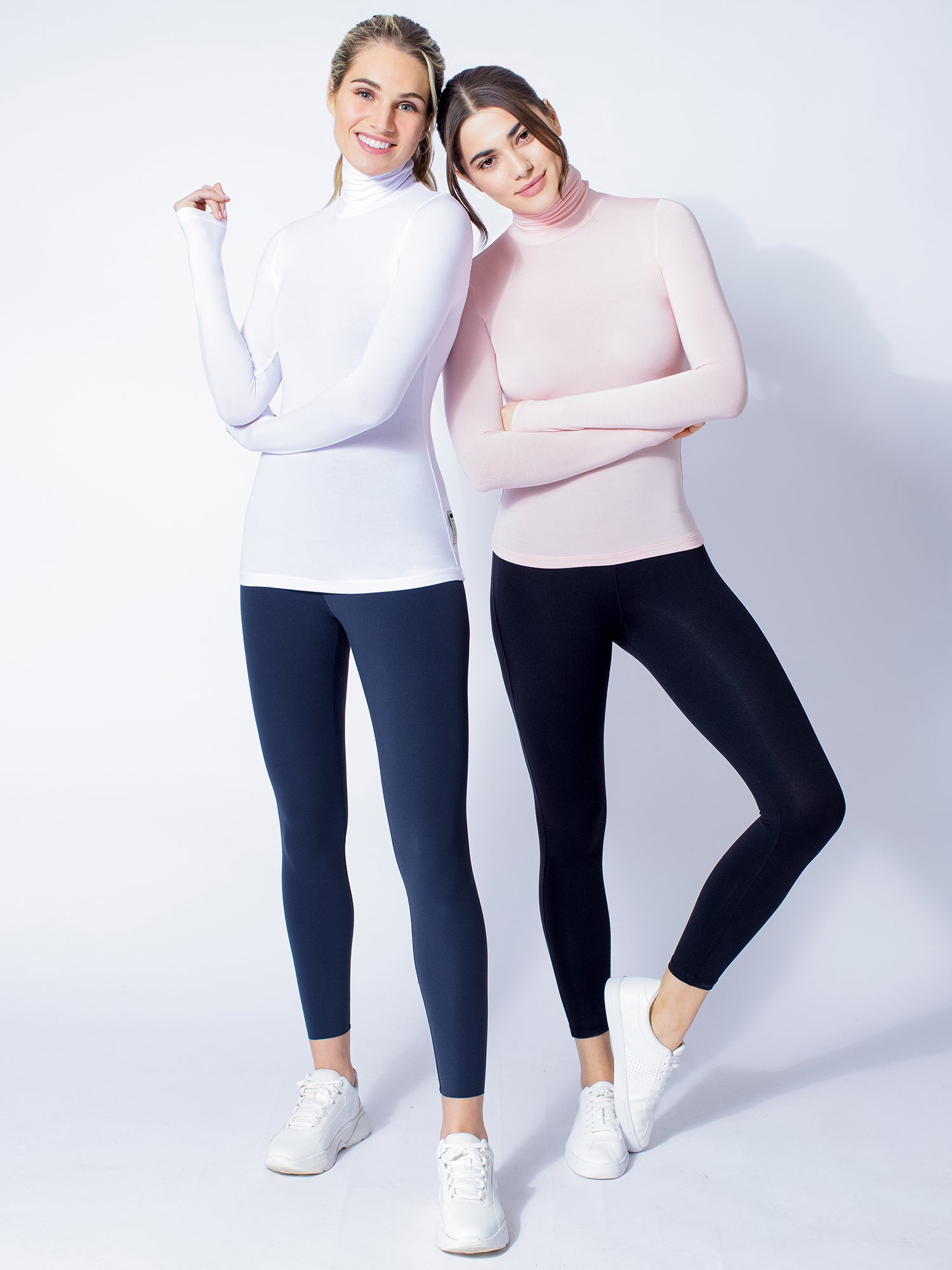 TURTLENECK TOP, PINK