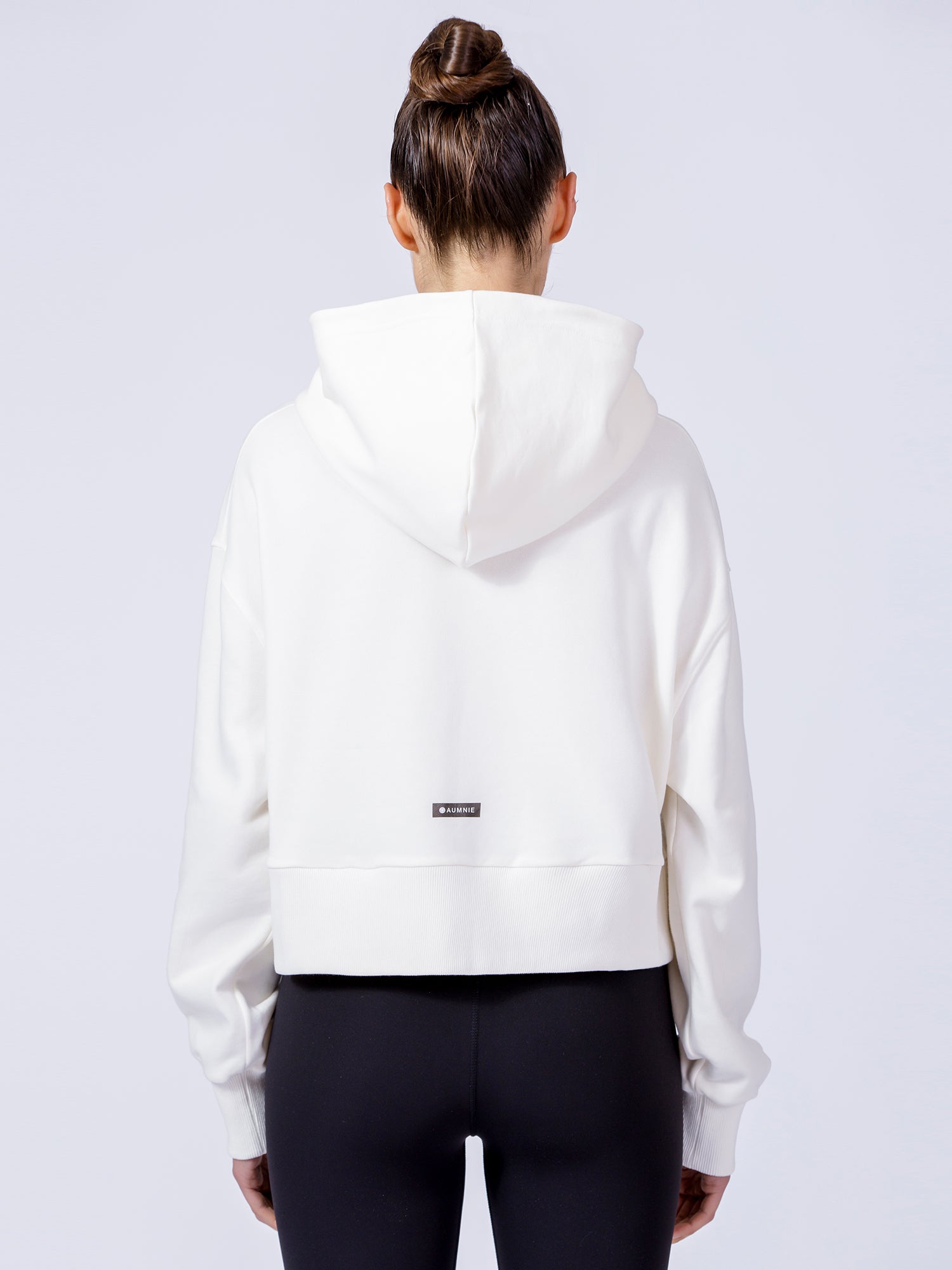 CLASSIC ZIP HOODIE, WHITE